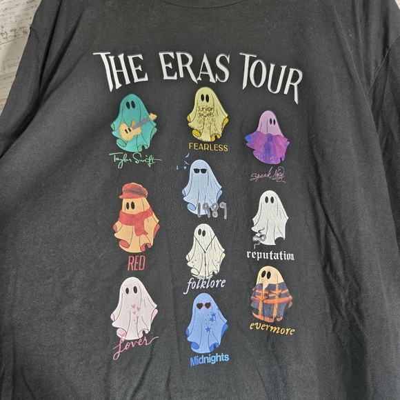 The Eras Tour Concert Ghost Tayloe Swift Halloween Swifties T Shirt Sz 5X - Picture 3 of 12